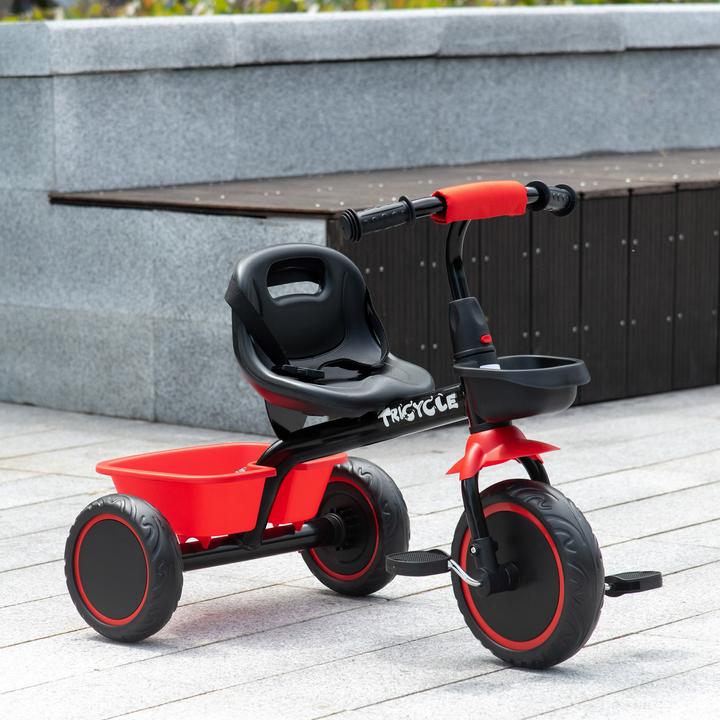 Image du produit Aiyaplay Tricycle pour enfants avec panier arrière