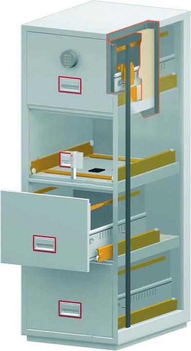 Immagine prodotto Phoenix Schedario a sospensione FS2254E Excel Fire File (49 l)
