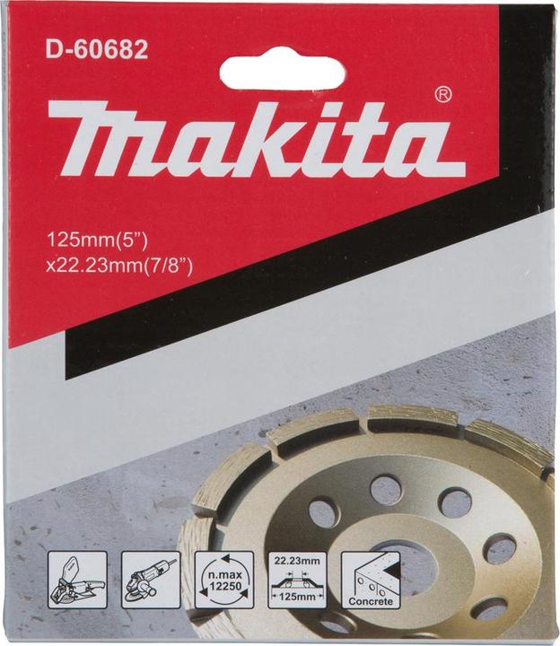 Produktbild Makita Schleiftopf 125mm grob (Grob)