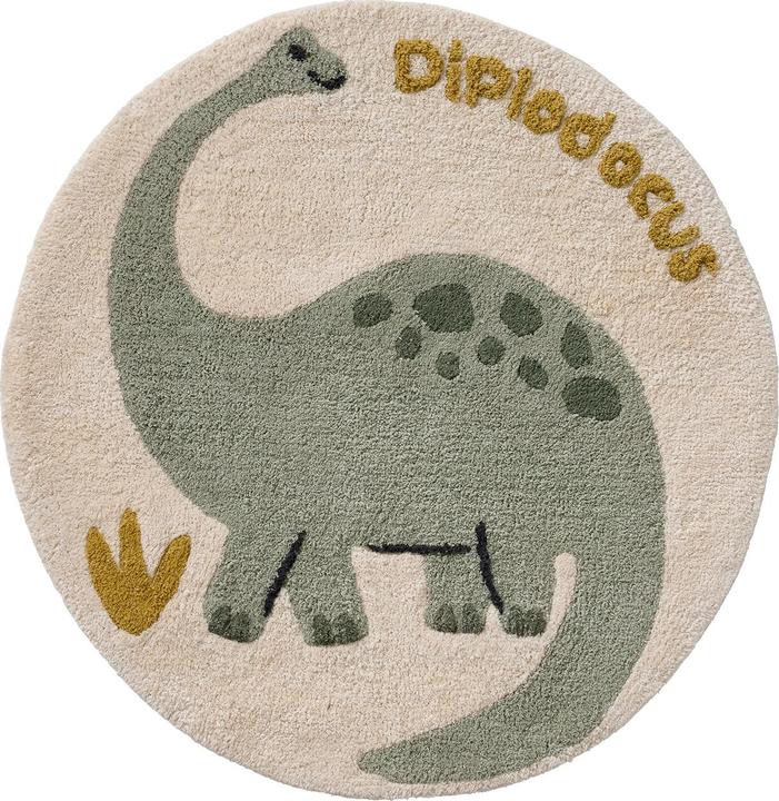 Produktbild Vertbaudet Runder Kinderzimmer Teppich MINISAURUS (75 cm)