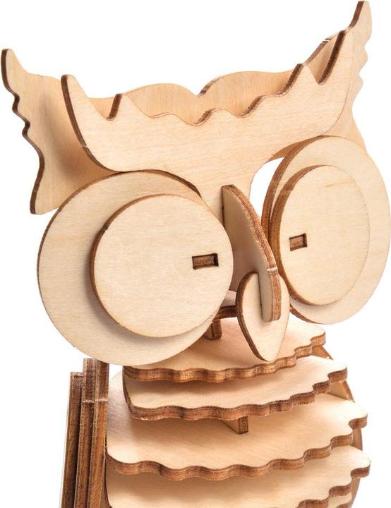 Produktbild Little Story Holzpuzzle Model 3D - Eule