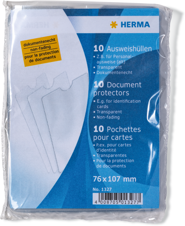 Actual product image Herma ID card holders (1 x)