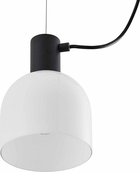Produktbild Lucande Serina 5 Pendelleuchte Black/Opal (E27)
