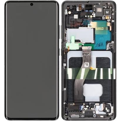 Samsung Galaxy S21 Ultra 5G Display LCD Phantom Black (Display, Galaxy S21 Ultra 5G), Mobilgerät Ers