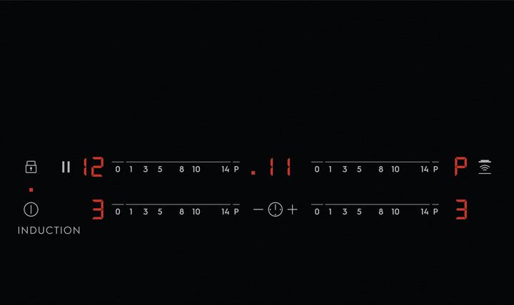 Produktbild Electrolux LIL61443C Schwarz Eingebautes 59 cm Induktionskochfeld 4 Herd(e)