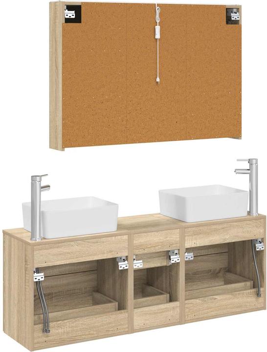 Produktbild vidaXL Badezimmerschrank (15.50 x 103.50 x 70 cm)