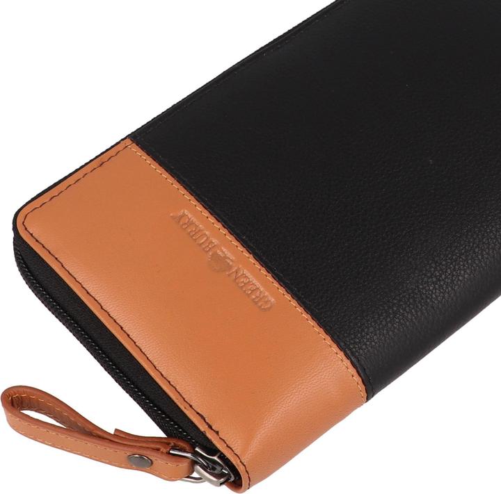 Actual product image Greenburry Nappa Geldbörse RFID Schutz Leder 19.5 cm