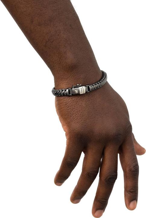 Immagine prodotto Buddha to Buddha Bracciale Ben XS Nero Rodio Argento J070BRS E (19 cm, Argento 925)