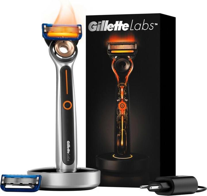 Gillette Labs beheizte Rasierer - Rasiersystem für Männer - einschliesslich 1 Rasierklinge
