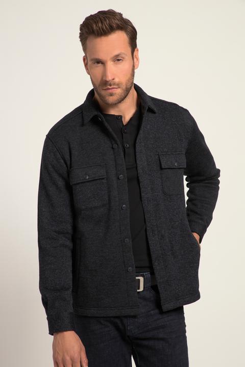 Image du produit JP1880 Chemise / surchemise Outdoor en maille polaire manches longues et col Kent - coupe Modern Fit (3XL)