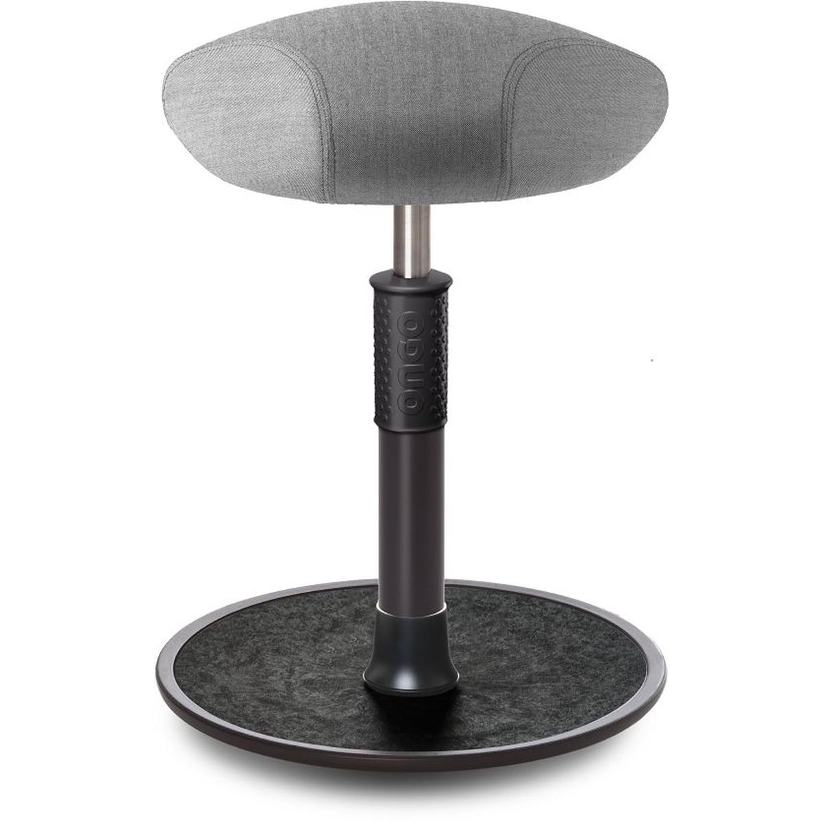 Ongo, Bürostuhl, Sitz- Stehhocker Free Regular Triangel kvadrat Remix h.grau schwarz /schwarz