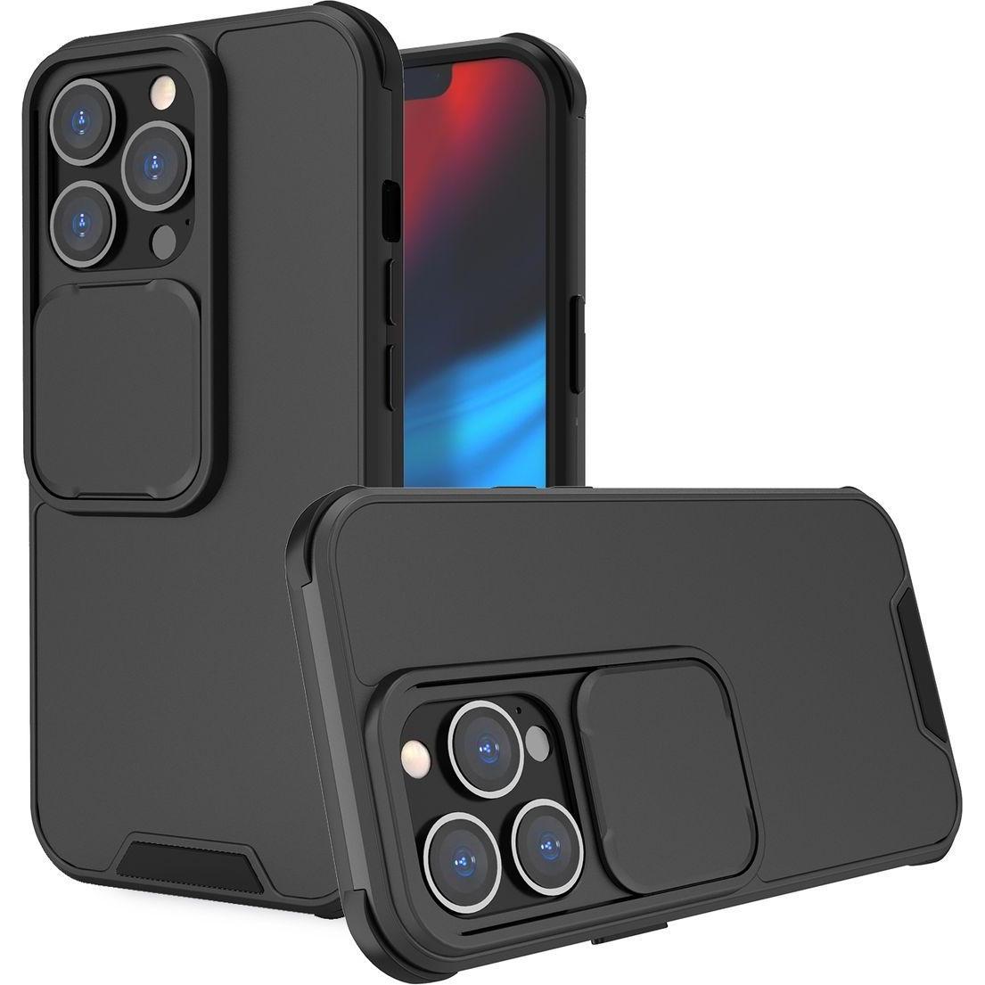 Thumbnail - König Design Hülle Handy Schutz für Apple iPhone 13 Pro Max Case Cover Tasche Etuis Schwarz (Apple iPhone 13 Pro Max), S...