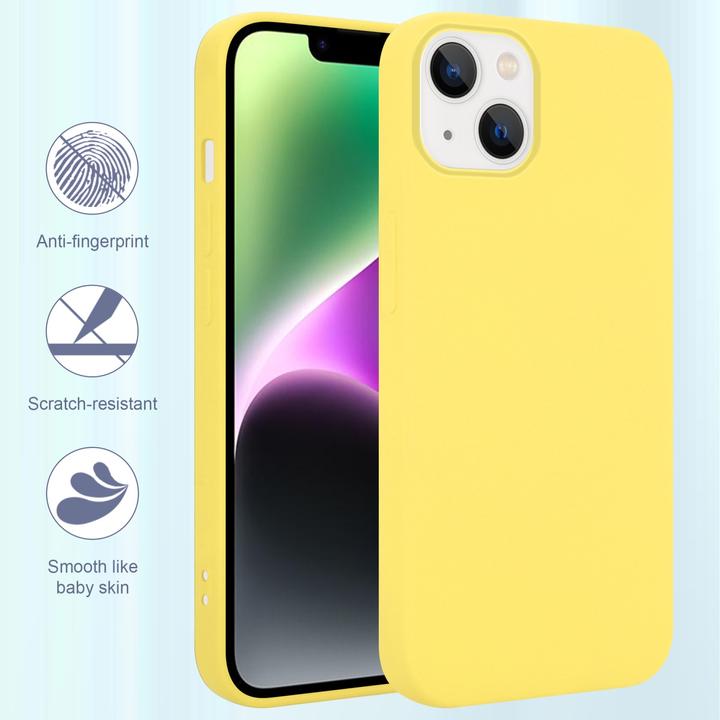 Produktbild Cadorabo Hülle für Apple iPhone 14 im TPU Liquid Silicone Case Style (Apple iPhone 14)