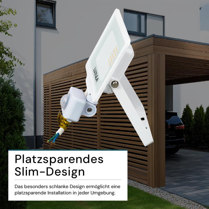 Actual product image Luxula LED floodlight with motion detector (2000 lm, IP65)