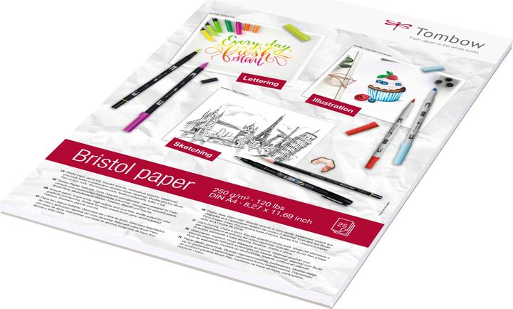 Produktbild Tombow Zeichenblock Bristol (A4, Blanko, Harter Einband)