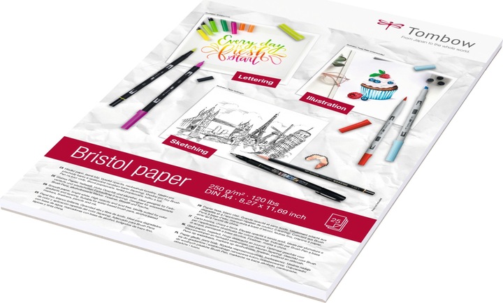Actual product image Tombow Drawing pad Bristol (A4, Plain, Hardcover)