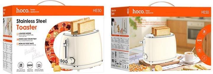 Immagine prodotto Hoco Other Retro toaster 850W HE50 milky white