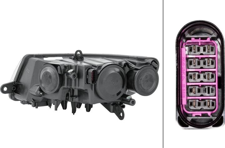 Image du produit HLL Phare principal, droite (H3, H7)
