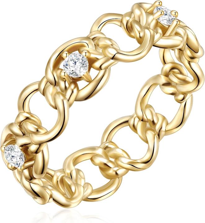 Image du produit Glanzstücke München Femme argent sterling zirconium or jaune - 24463 (54, Argent 925)