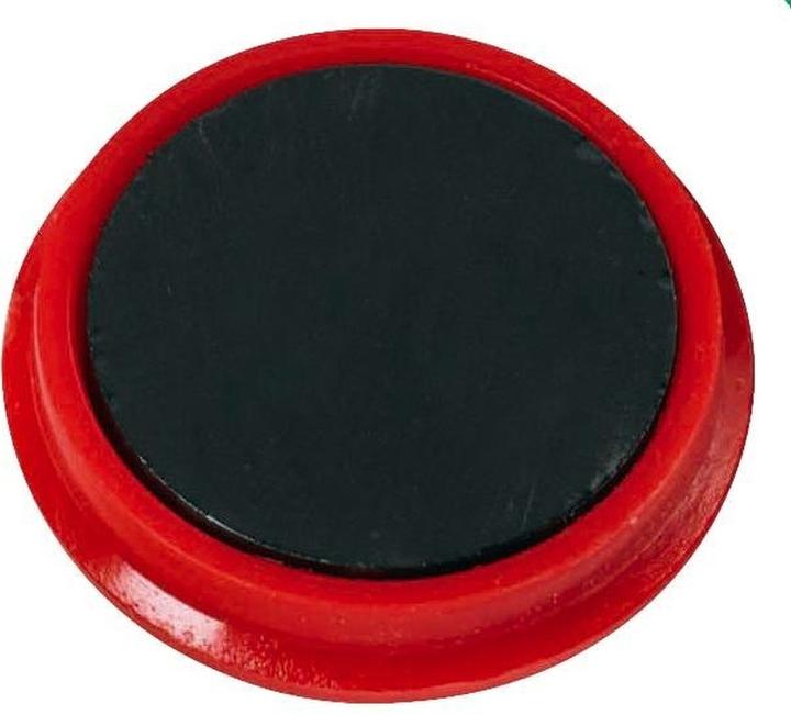 Actual product image Alco Holding magnet metal plastic 24mm TG 300 g red PU=6 pieces (6x)