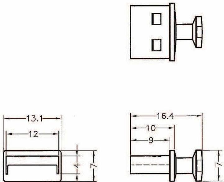 Produktbild Delock USB-A Port Staubschutz (USB 2.0)