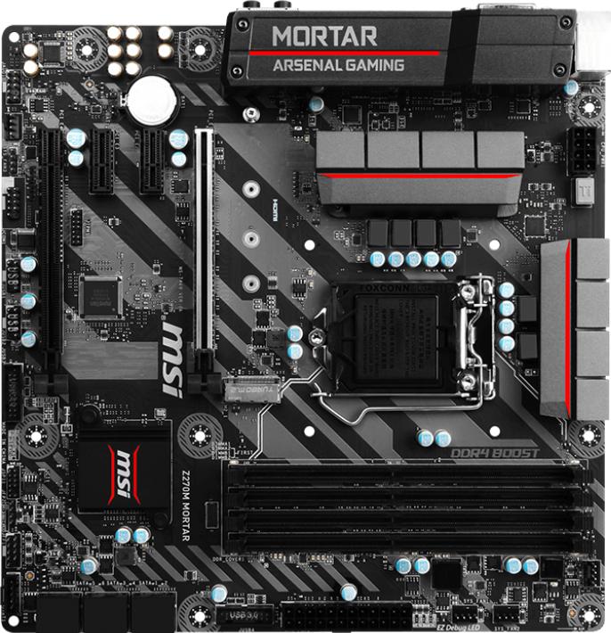 MSI Z270M Mortar (LGA 1151, Intel Z270, mATX)