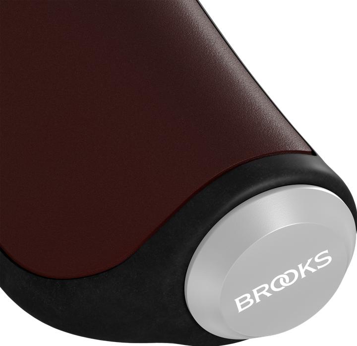 Actual product image Brooks Running Brooks Ergonomic leather grip, 130/130mm, aged brown