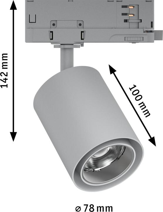 Produktbild Paulmann PAUL LED-Stromschienenstrahler (2700 lm)