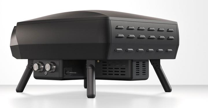 Produktbild ETNA Rotante ZWART - pizza oven met draaiende steen - gas - 500 graden in 15 minuten (Pizzaofen Gas)