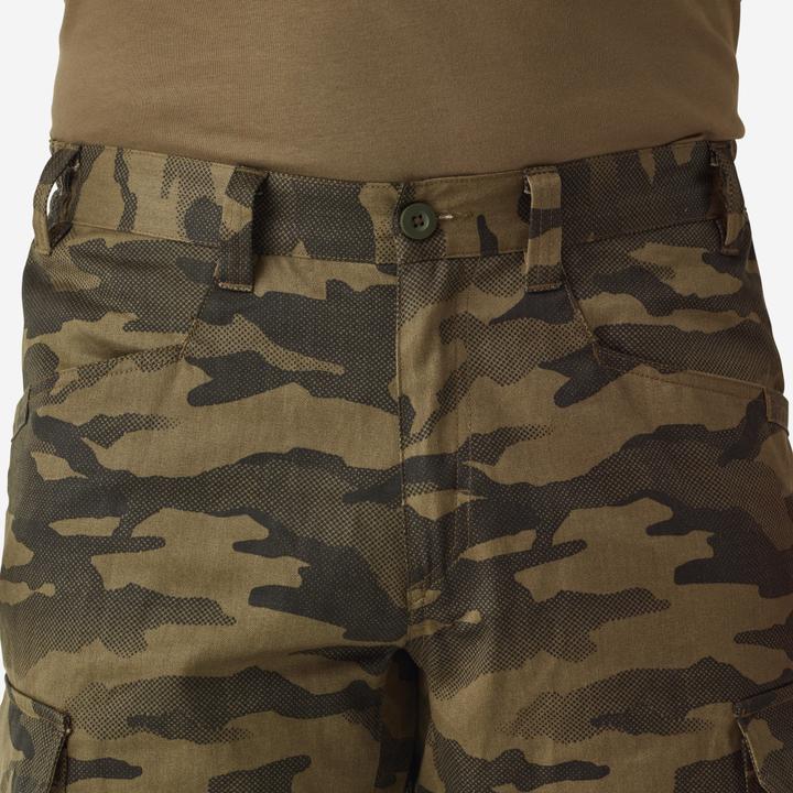 Produktbild Solognac Jagdhose Steppe 500 Cargo strapazierfähig Camouflage braun (XXL)