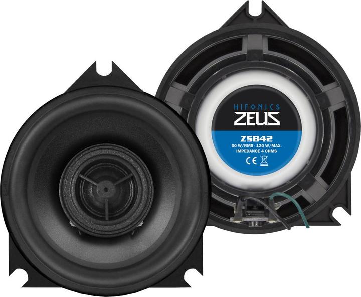 Immagine prodotto Hifonics ZSB42 altoparlante da incasso a 2 vie 120 W Contenuto: 1 pezzo. (120 W)