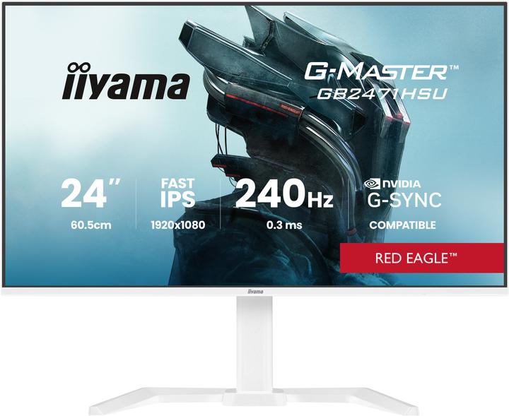 Image du produit iiyama Monitor GB2471HSU-W1 (1920 x 1080 pixels, 23.80")