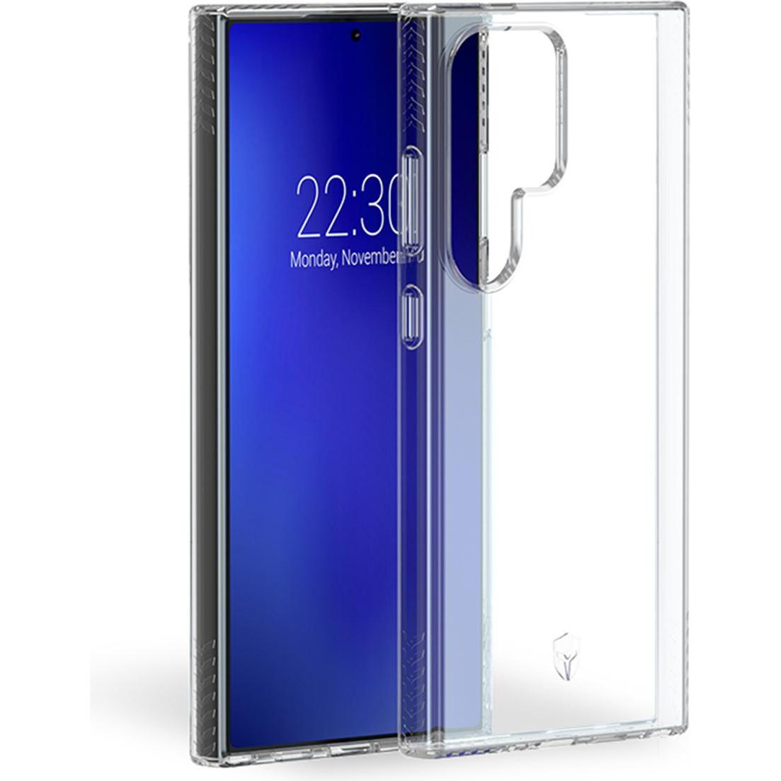 Force Case Hülle für Galaxy S24 Ultra PULSE Stossfest (Samsung Galaxy S24 Ultra), Smartphone Hülle, Transparent
