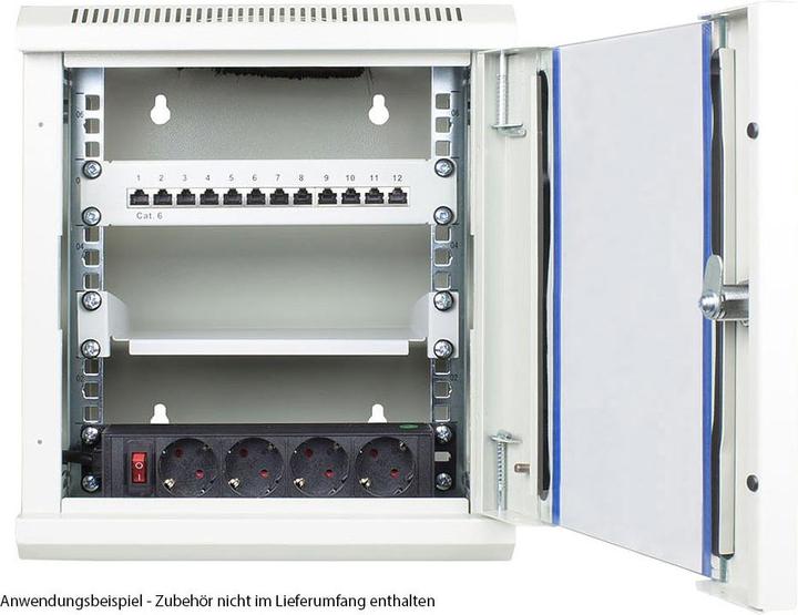 Actual product image Alcasa GC-R0101 Rack 9U Wall Mounted Shelf (9 RU, 10 inch rack)