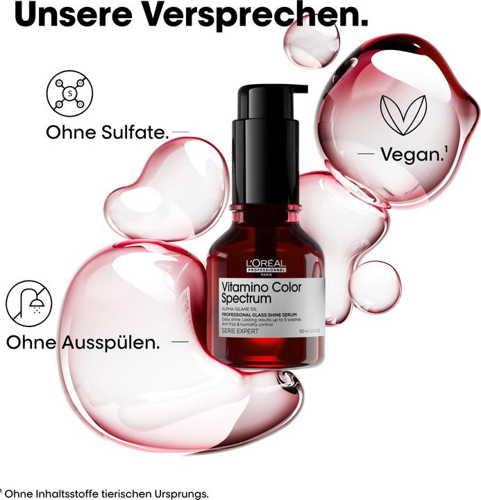 Actual product image L'Oréal Professionnel Vitamino Colour Spectrum Glass Shine Serum (50 ml)