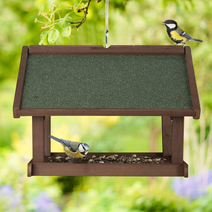 Actual product image Relaxdays Birdhouse Feeder