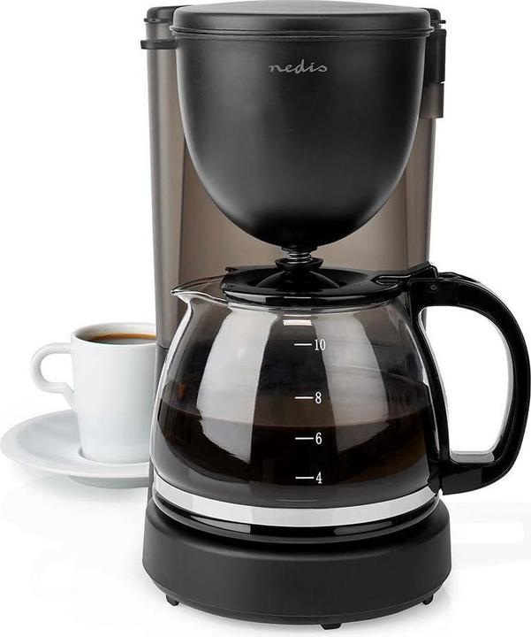 Produktbild Nedis Coffee Maker Maximum capacity: 1.25 l Number of cups at once: 10 Keep warm feature Black