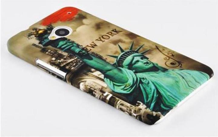 Image du produit Cadorabo Couverture rigide avec impression Cover (HTC One M7)