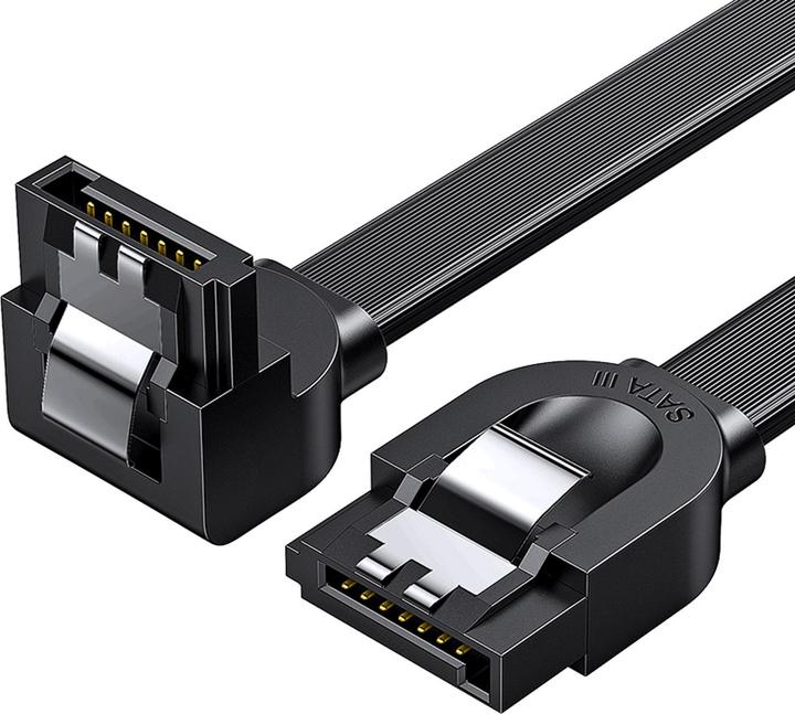 Actual product image Ugreen SATA 3.0 cable angled 90-degree