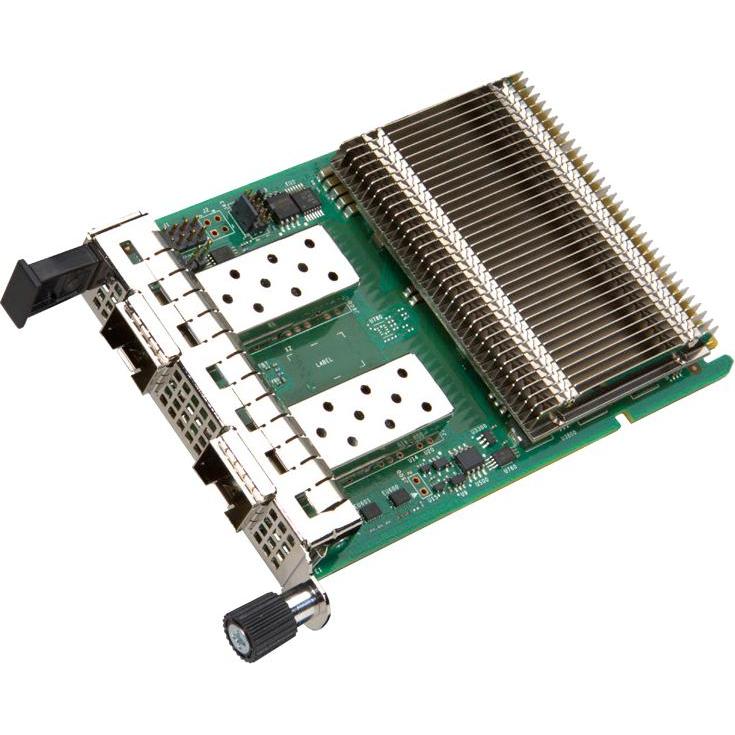 Intel ETHERNET OCP3 E830-XXVDA2 (PCI Express Mini Card), Netzwerkkarte, Grün, Silber