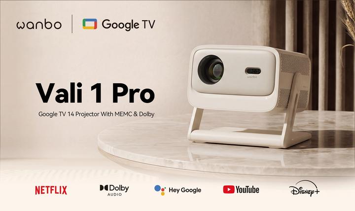 Actual product image Wanbo Vali 1 Pro - Beige (Full HD, 900 lm)
