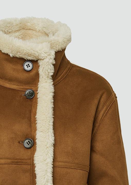 Actual product image S.Oliver Outdoor-Jacke Wendejacke mit Teddyplüsch (44)