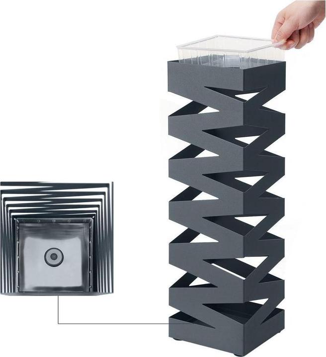 Image du produit Songmics Schirmständer Anthrazit, Detailfarbe: Anthrazit