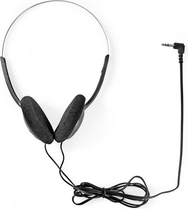 Image du produit Nedis Casque supra-auriculaire Câblé 1,2 m Noir, one-Size, HPWD1101BK (Filaire)