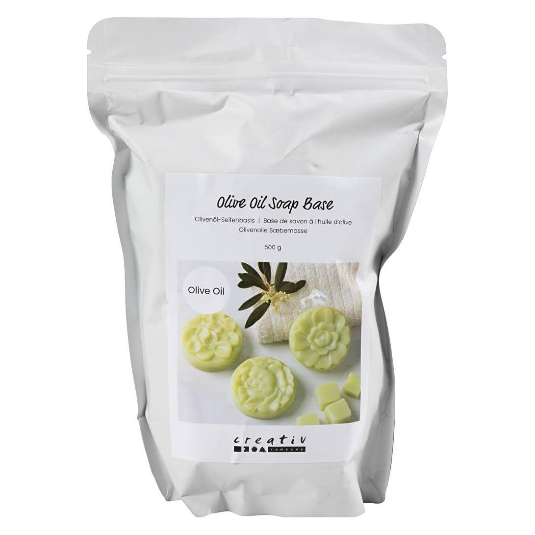 Creativ Company - Olivenöl-Seifenbasis, Granulat, 500 g/ 1 Pck (700240)