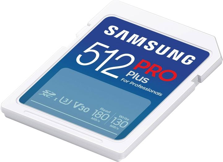 Actual product image Samsung PRO Plus (512 GB, SDXC, U3, UHS-I)