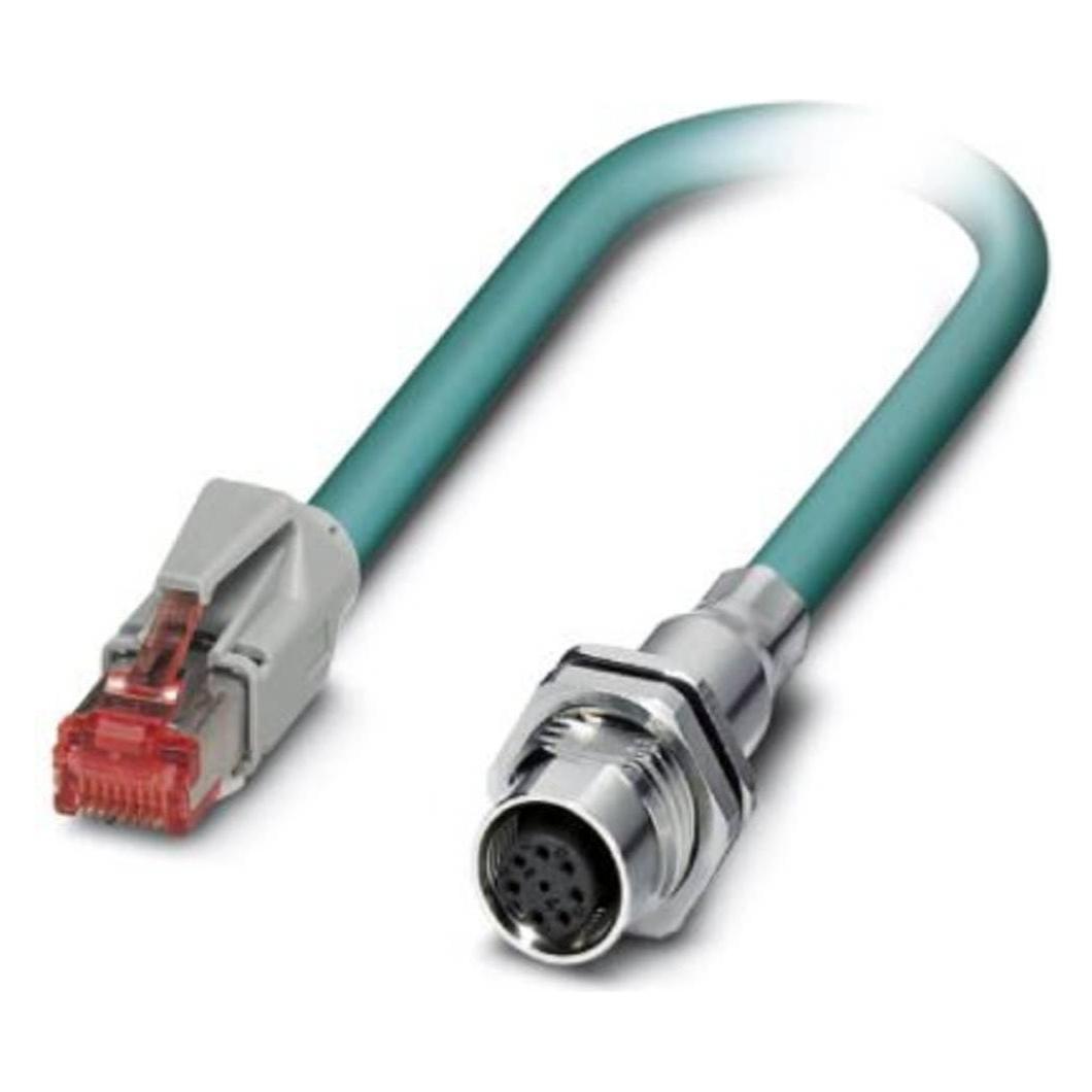 Phoenix Netzwerkkabel Vs-M12fsbp-Ip20-94B-Li/5.0 (Sf/Utp, Cat5, 5 M), Cavo Di Rete