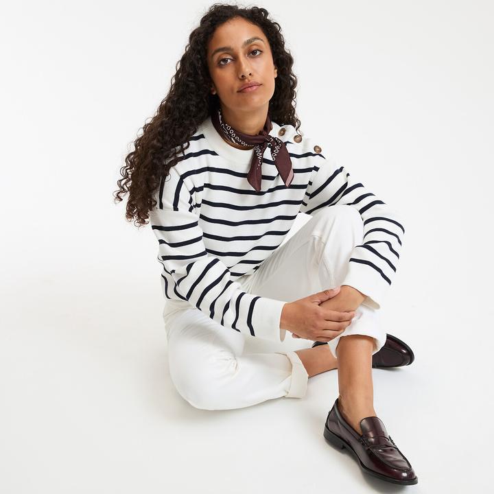 Image du produit La Redoute Collections Matrosenpullover aus reiner Baumwolle (XL)