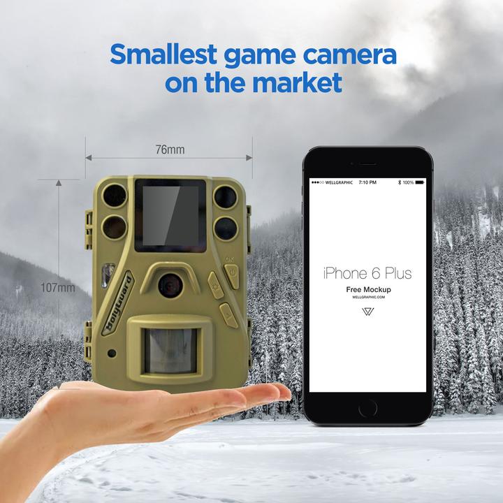 Actual product image Boly Cam 37MP/4K Video, 940nm, compact