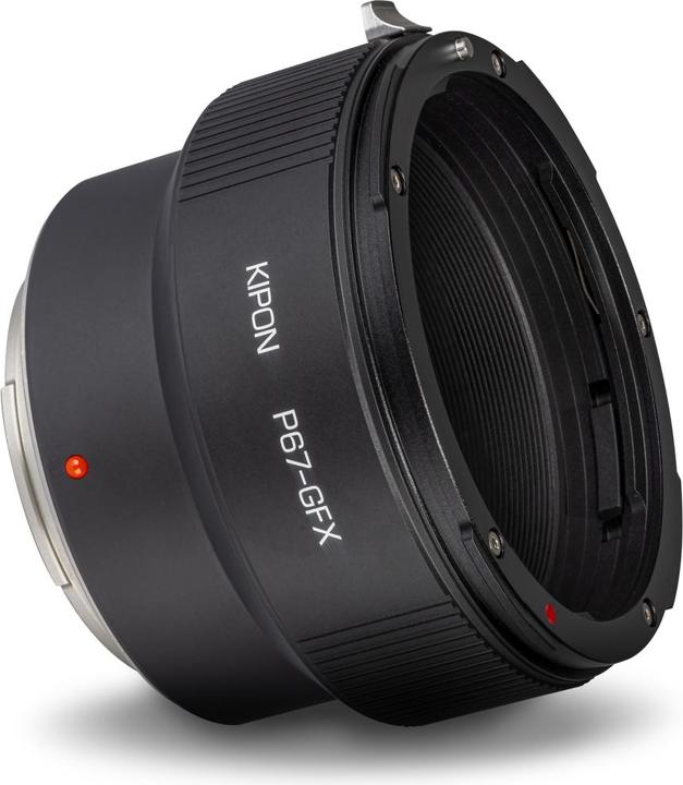 Actual product image Kipon Adapter for Pentax 67 to Fuji GFX